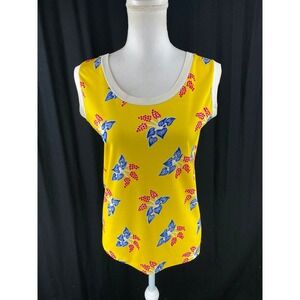 60s‎ 70s Womens Tank Top Sleeveless Hippie Boho Festival Floral Berries AOP MOD